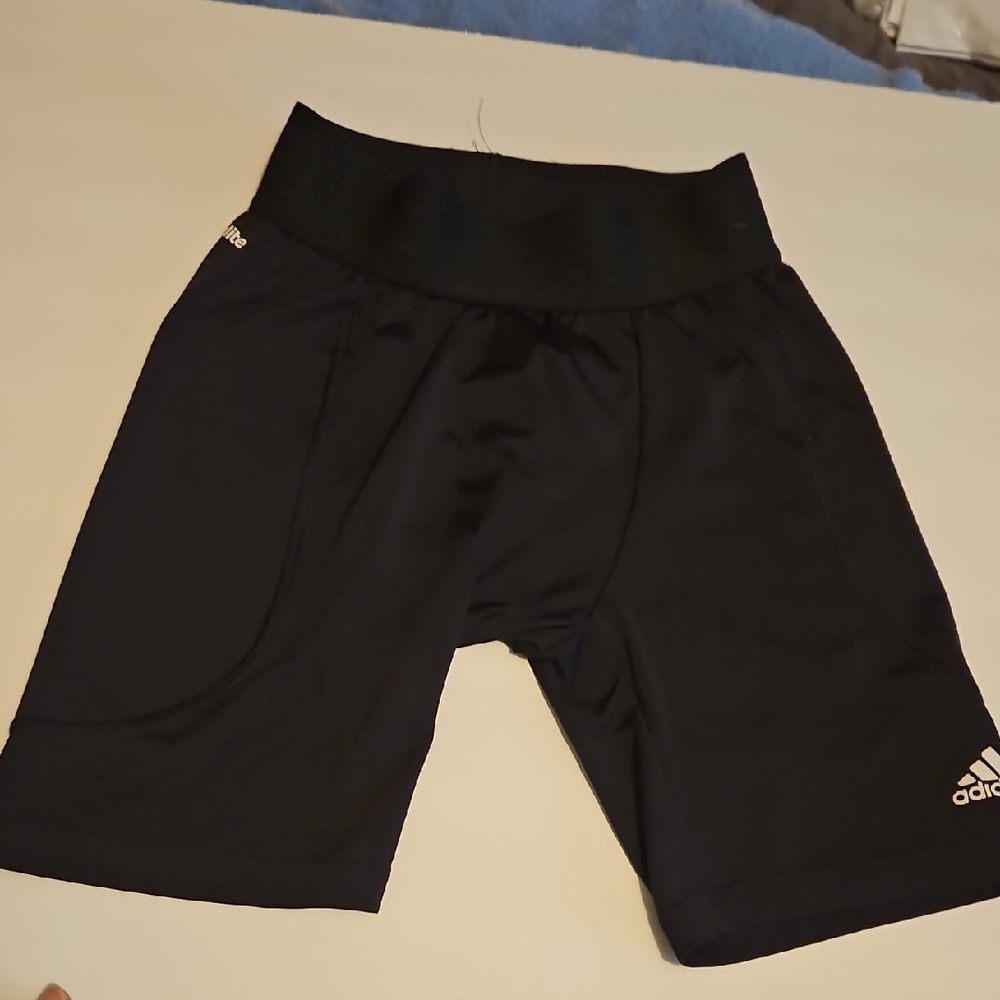 Adidas Kids Black Sports Shorts Size M - Great For Under Soccer/Basketball Short